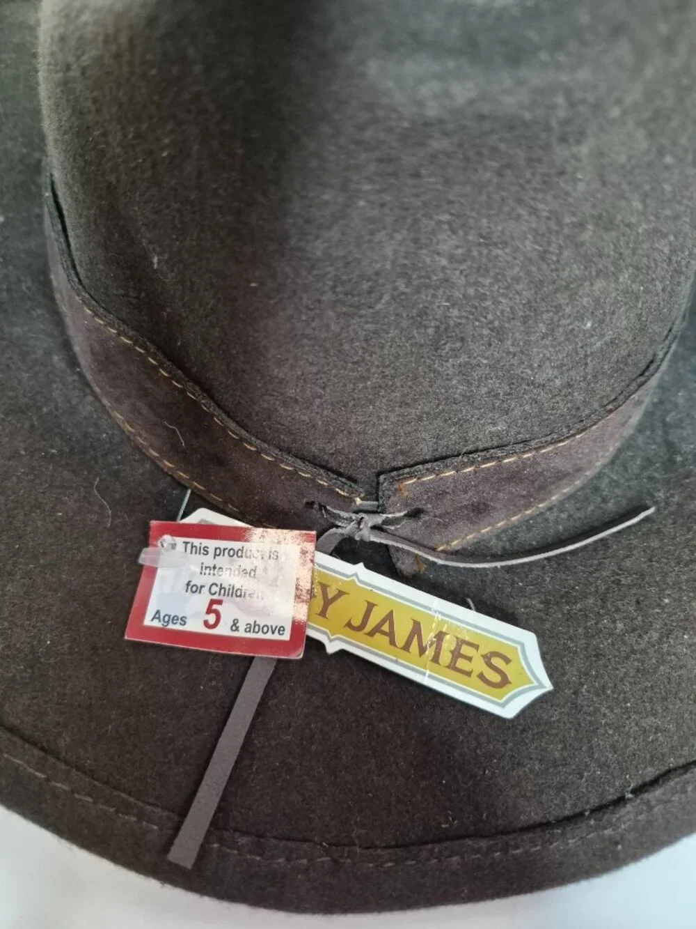 Cody James XL Kids Brown Felt Western Cowboy NWT Outside Farming Hat